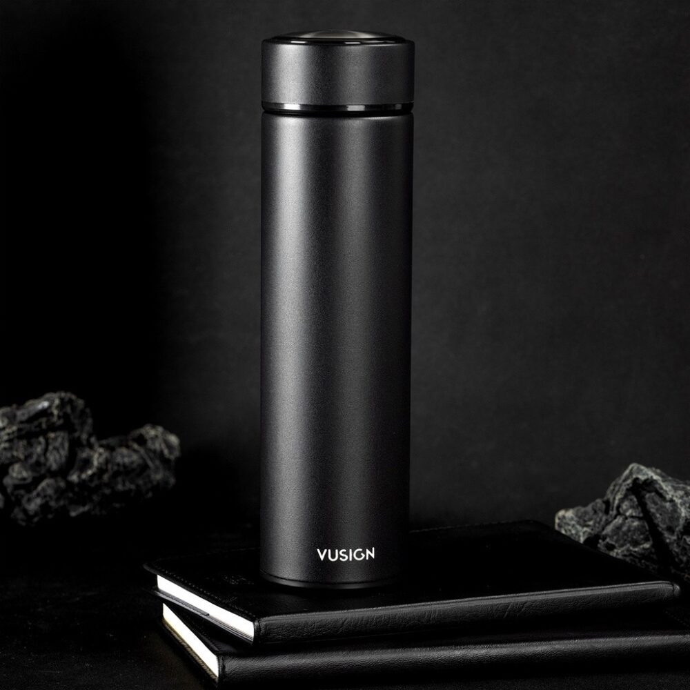 ديلي مطرة حافظة حرارة - 500 مل - أسود - VS810-BK